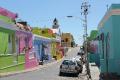 Bo-Kaap, malajkvarteren i Kapstaden sparar inte på färgerna på husen